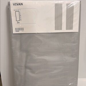 IKEA Vivan Gray Curtains